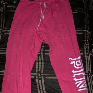 Vs pink sweatpants